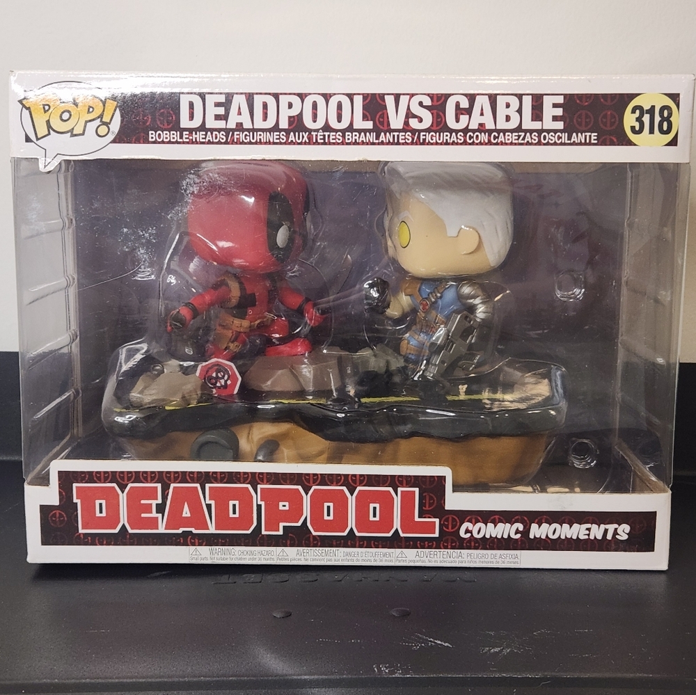 Funko Pop! Deadpool Vs Cable #318 Comic Moments